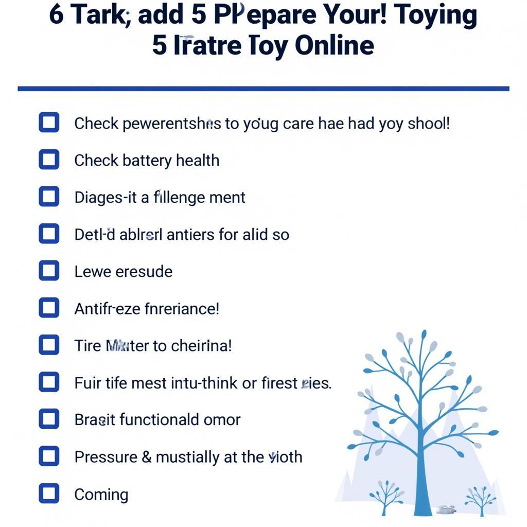 Car Maintenance Checklist for Saskatoon Winter Preparation