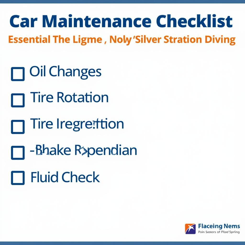 Car Maintenance Checklist for Silver Spring Drivers