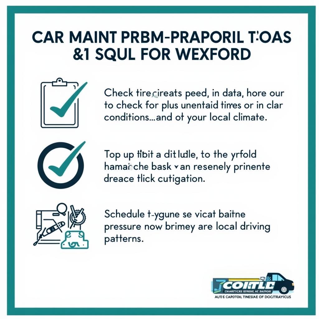 Car maintenance checklist for Wexford drivers