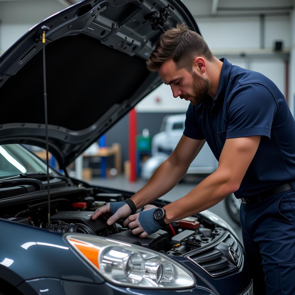 Car Maintenance Engine Check