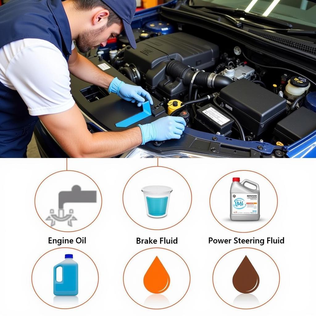 Checking Car Fluids During Maintenance