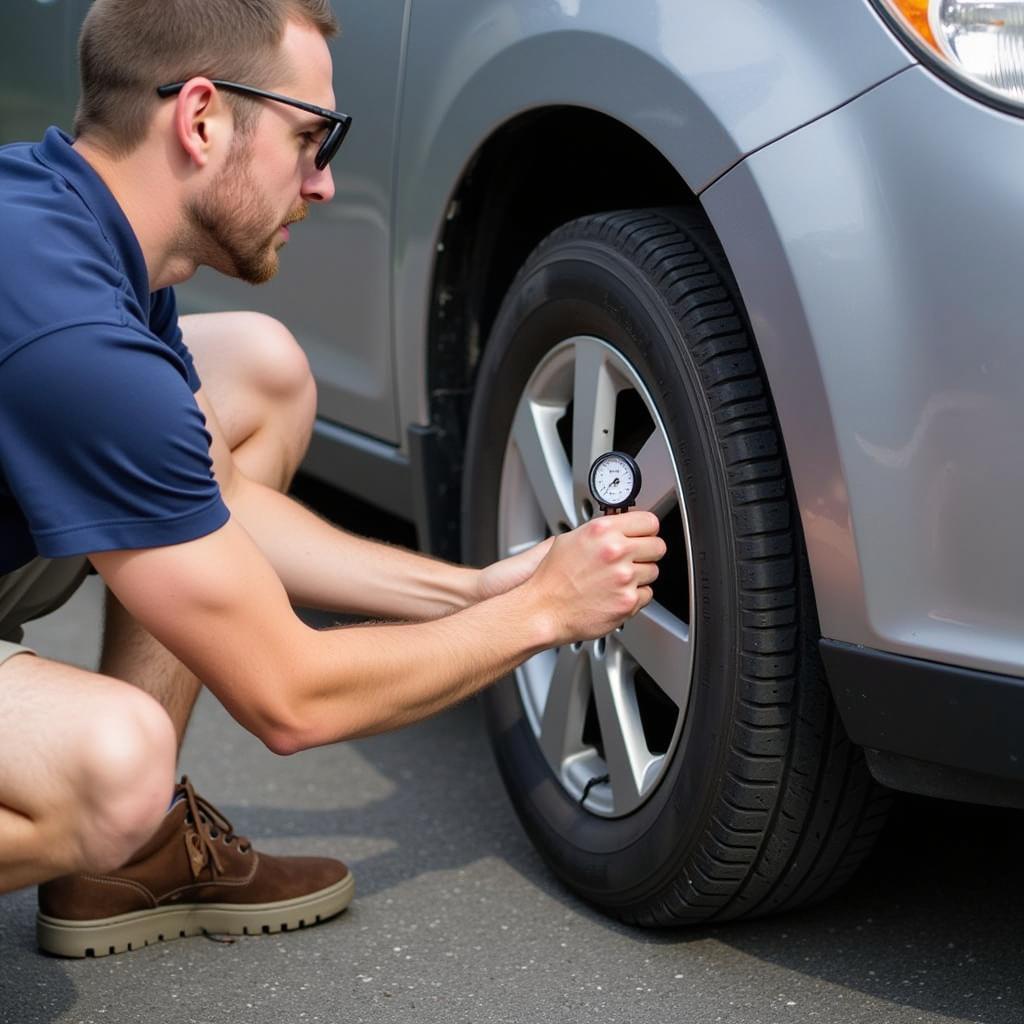 Car Maintenance Gilroy CA: Tire Pressure Check