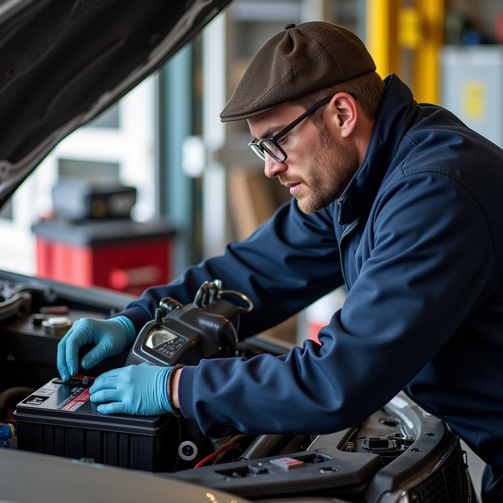 Car Battery Check in Johnstown