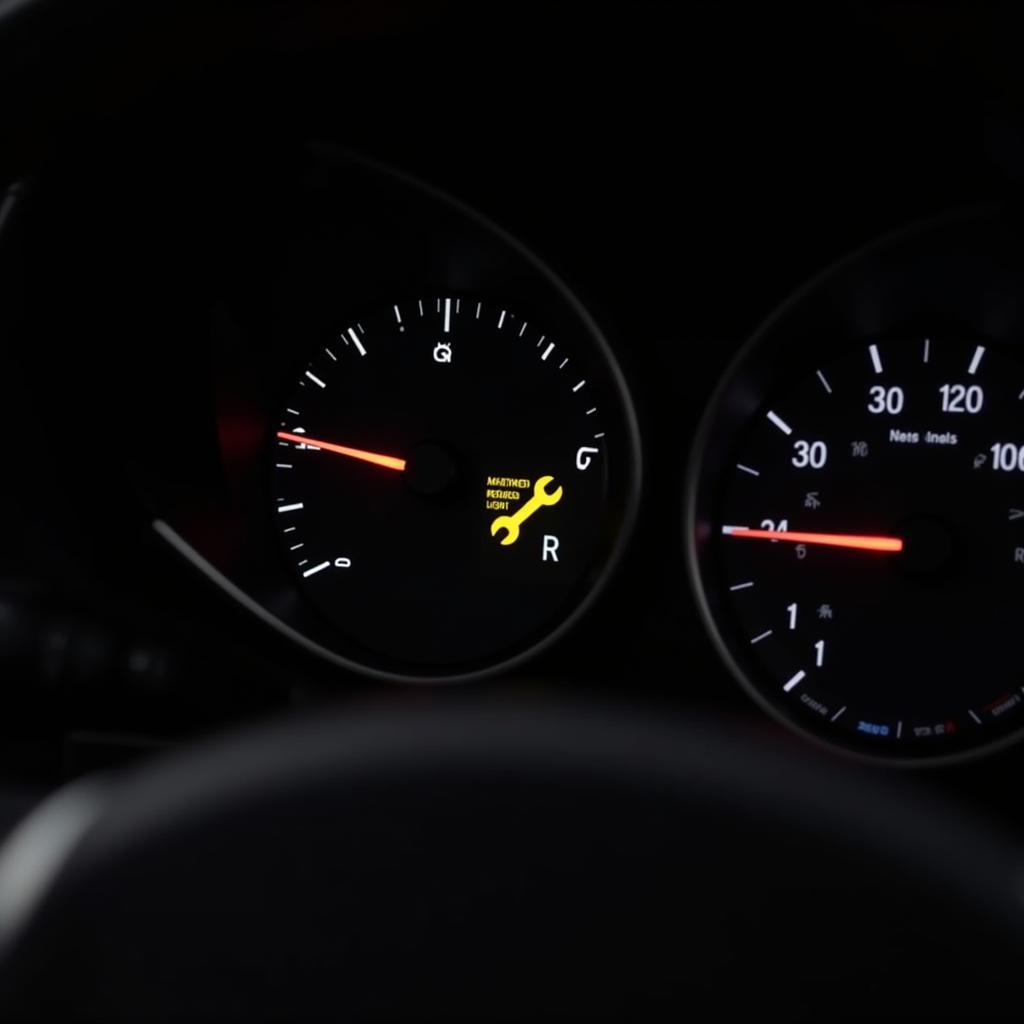 Car Maintenance Light on Dashboard