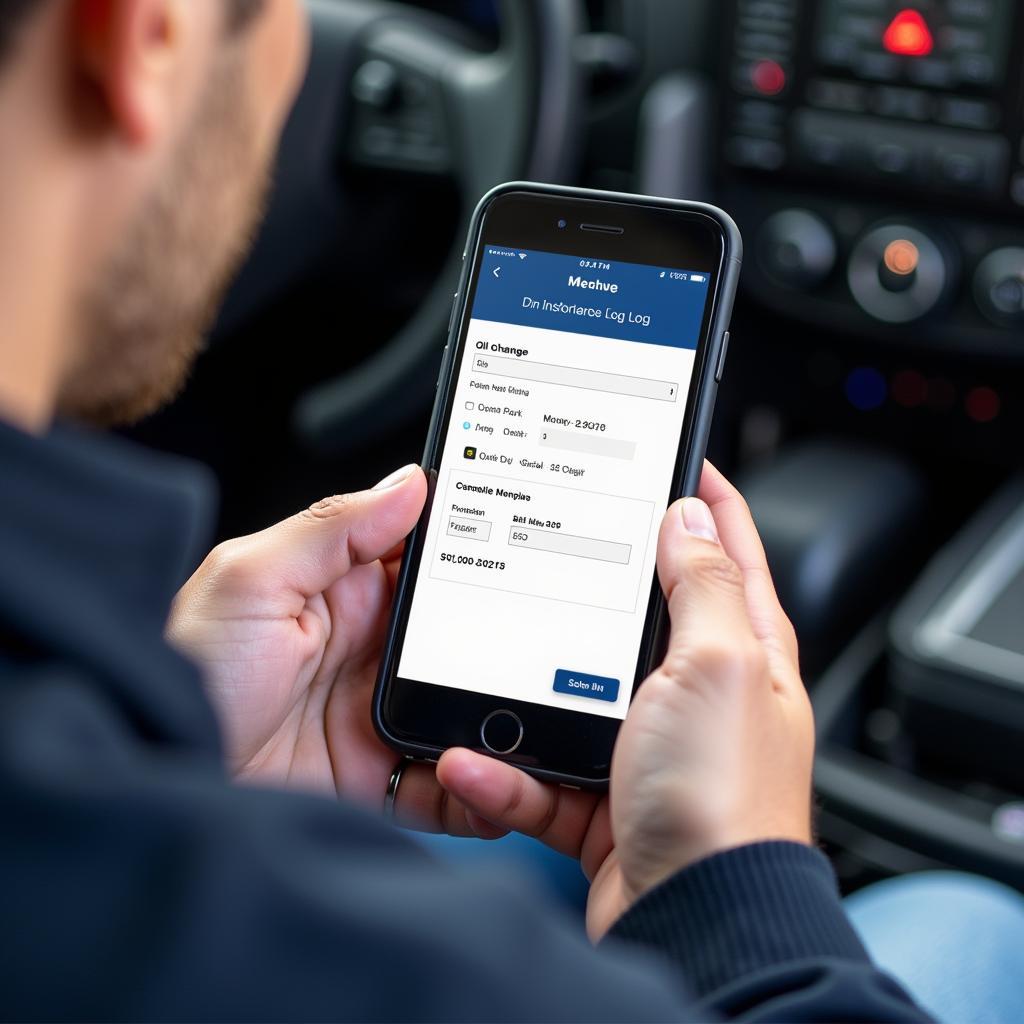 Car Maintenance Log Software Mobile App