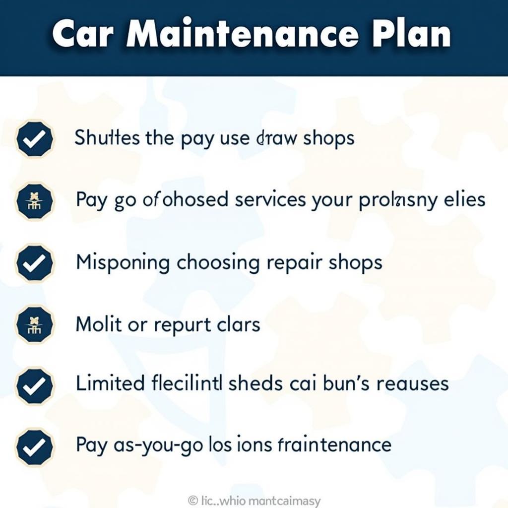 Drawbacks of a Car Maintenance Plan