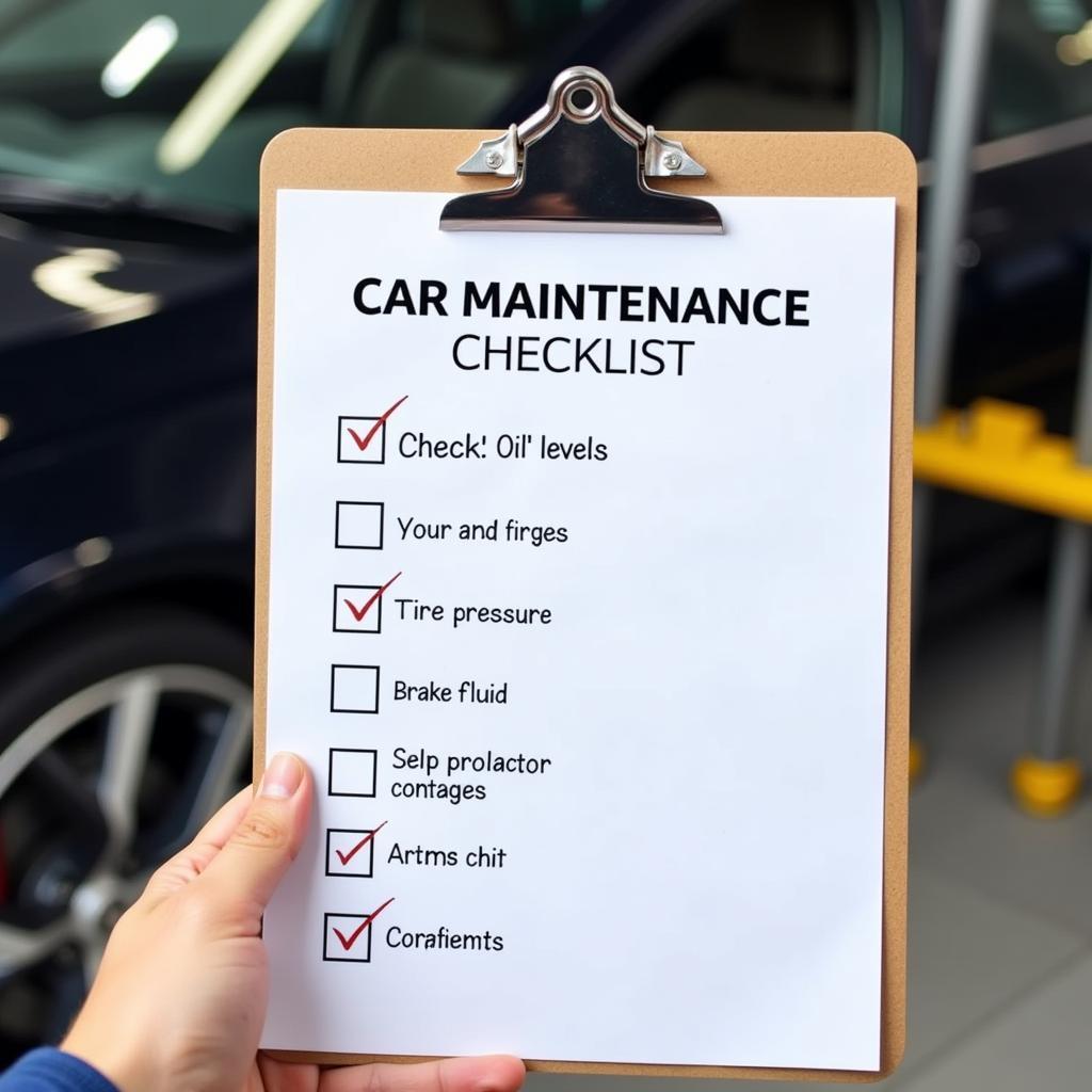 Car Maintenance Plan UK Checklist