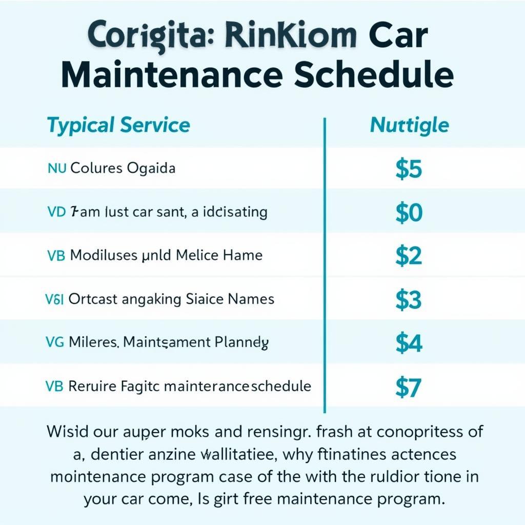 Understanding Your Car's Maintenance Schedule