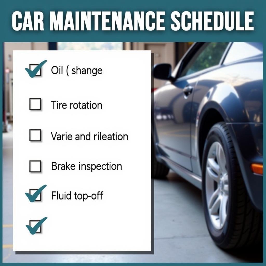 Car Maintenance Schedule McMurray PA