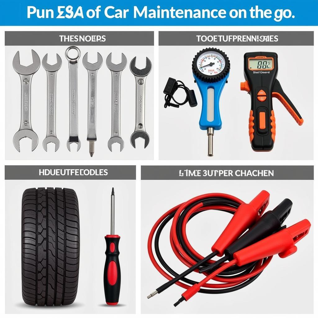 Essential car maintenance tools for a neat escape