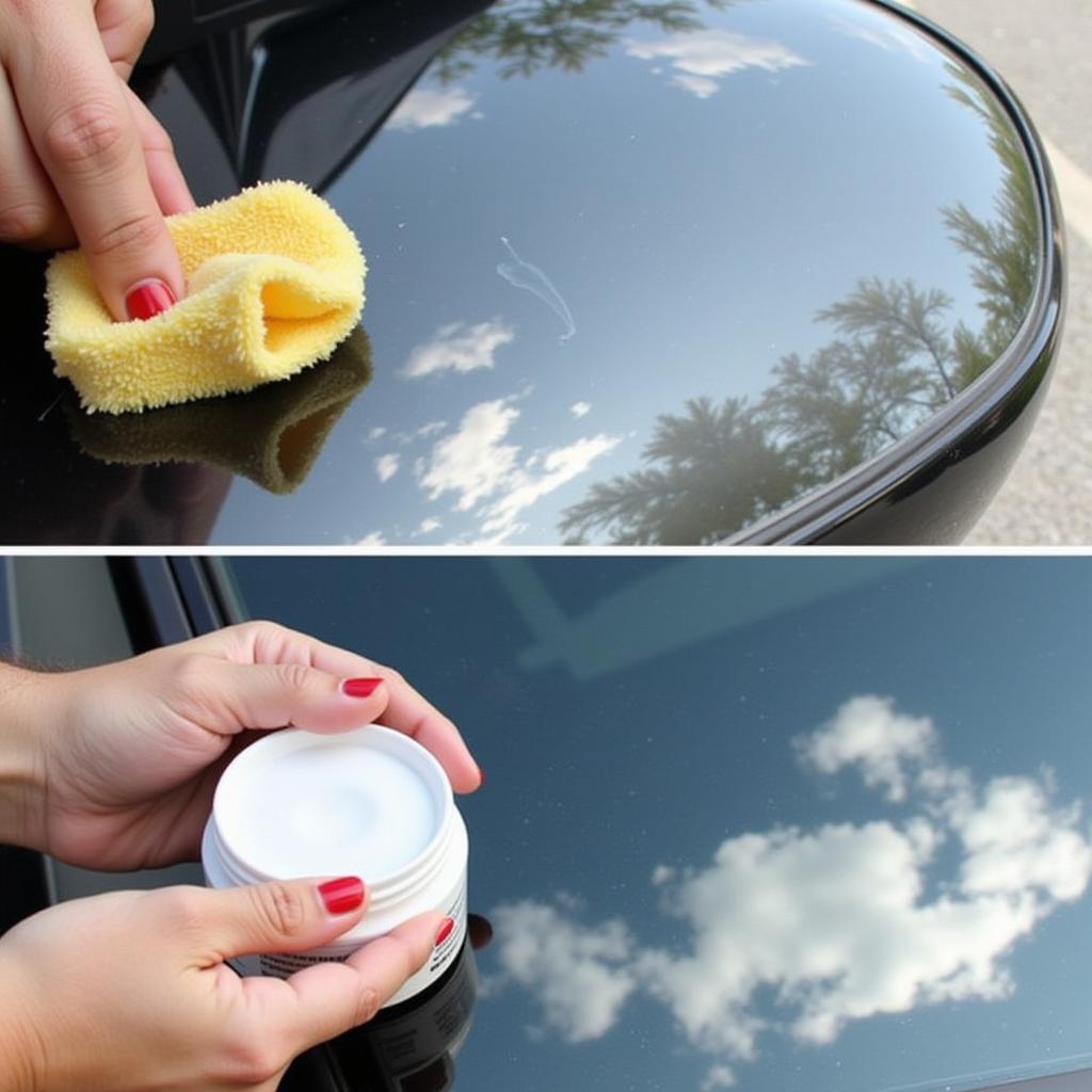 DIY Car Mirror Scratch Repair in Sydney