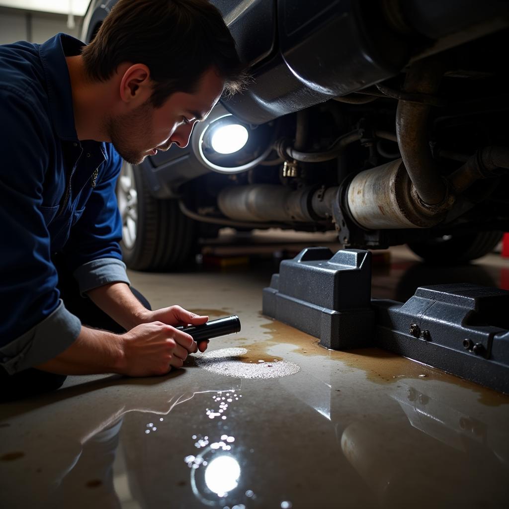 Car Oil Leak Detection: Spotting the Source