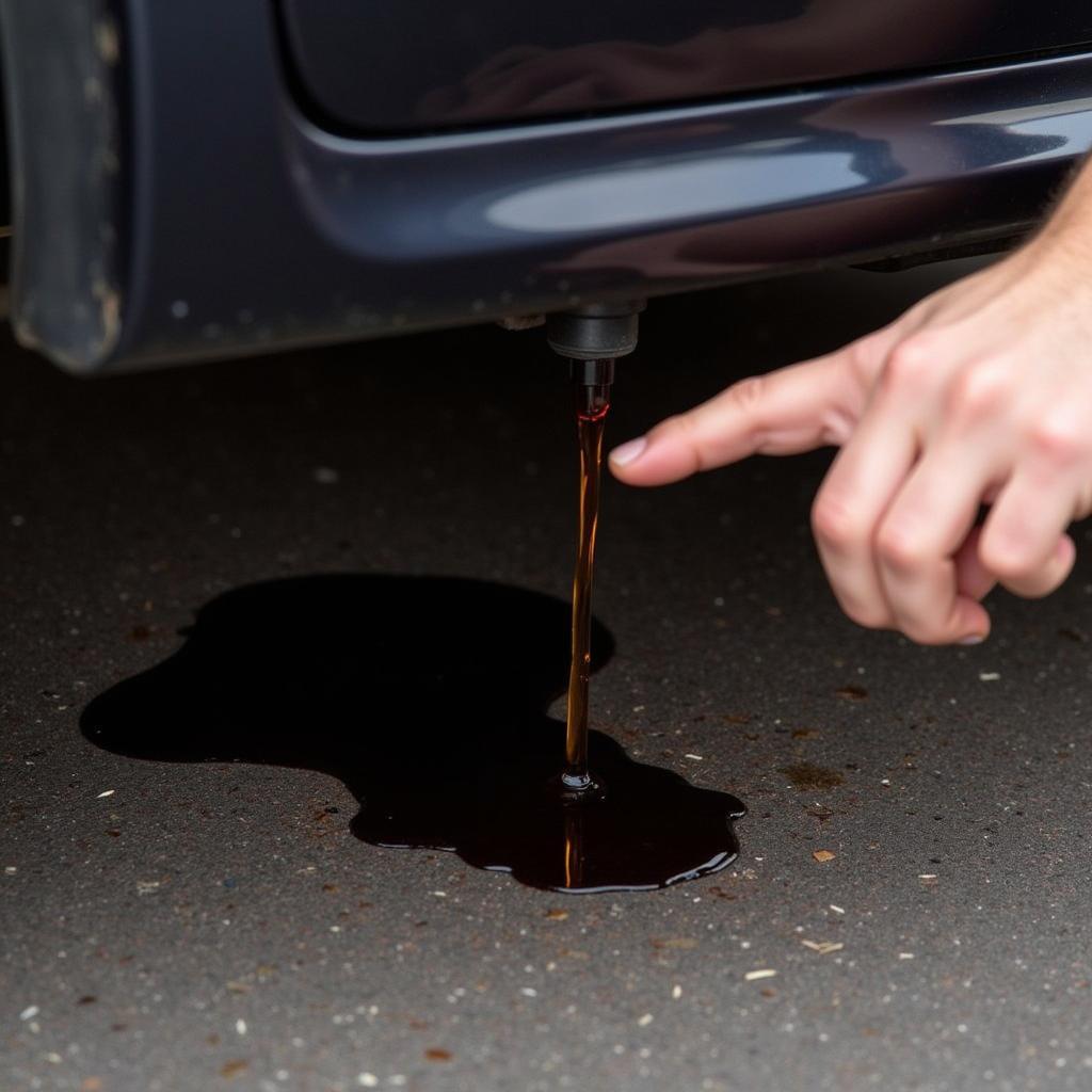 Identifying a Car Oil Leak