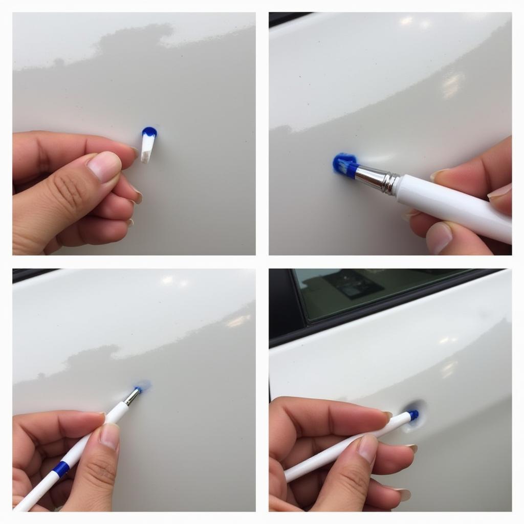 Car Paint Chip Repair Using Touch-up Paint