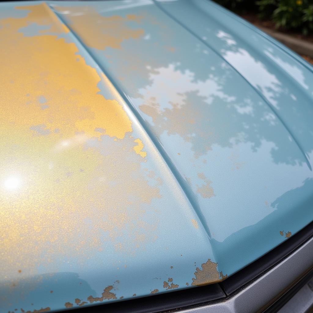 Car Paint Fading from Sun Damage