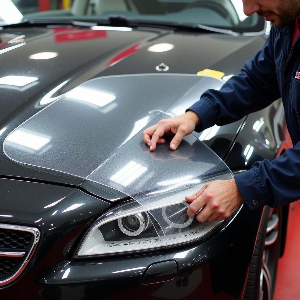 Applying Car Paint Protection Film