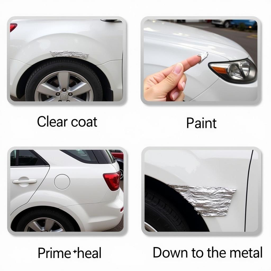 Assessing Car Paint Scrape Depth