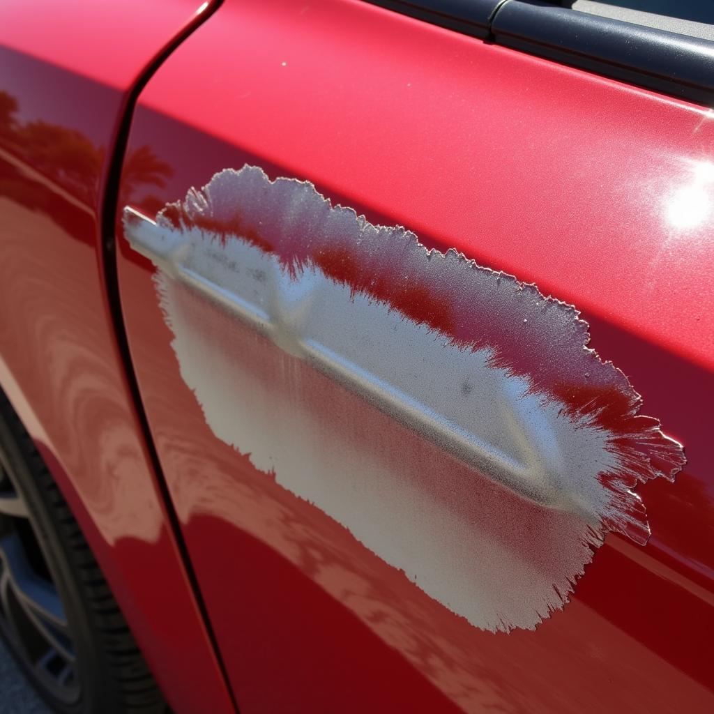 Car Paint Scratch Repair Cost