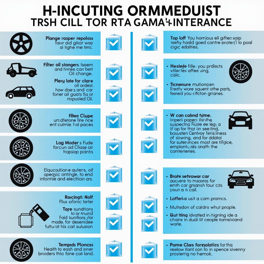 Car Periodic Maintenance Checklist