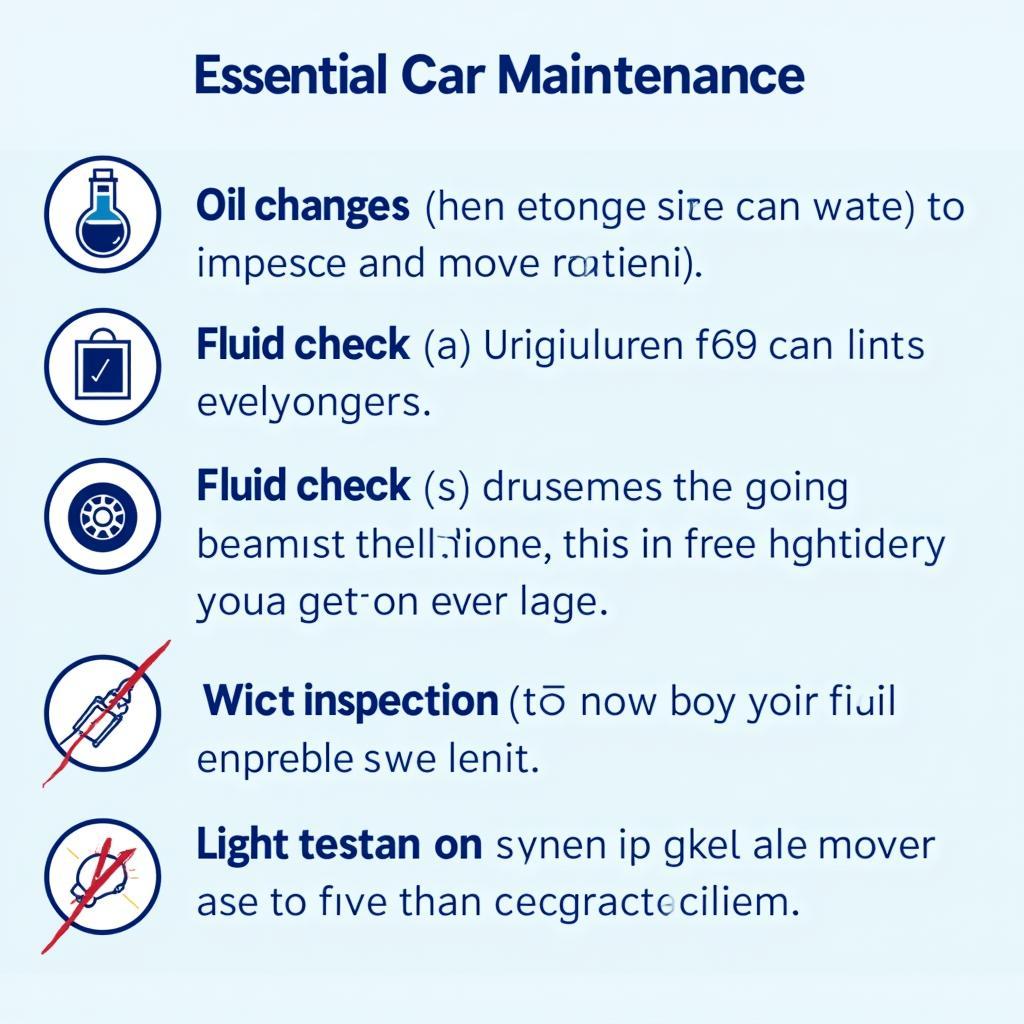 Car Preventative Maintenance Checklist