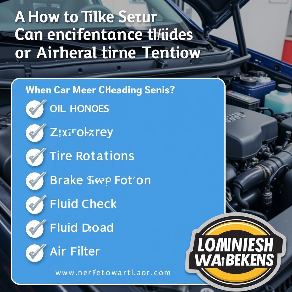 Car Regular Maintenance Checklist