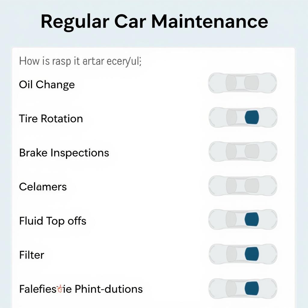 Car Regular Maintenance Checklist