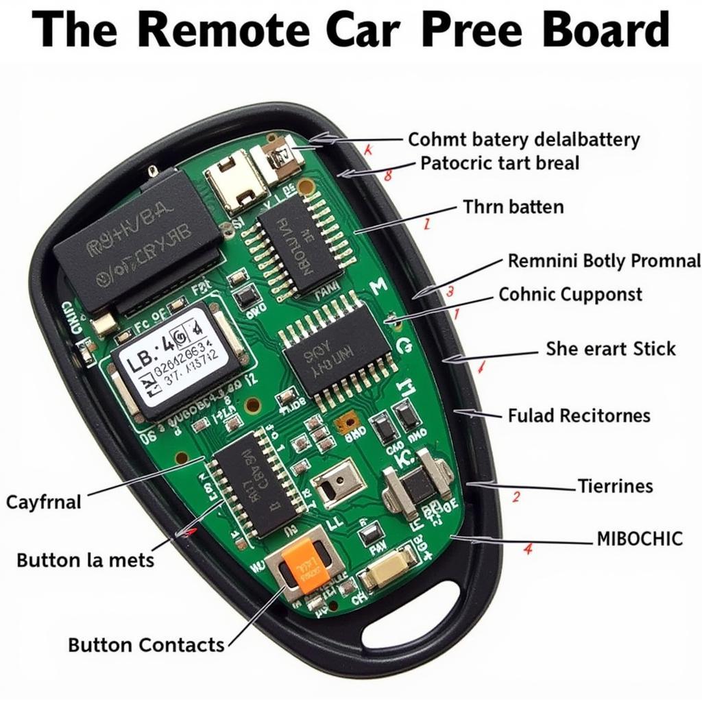 Inspecting the Car Remote Circuit Board