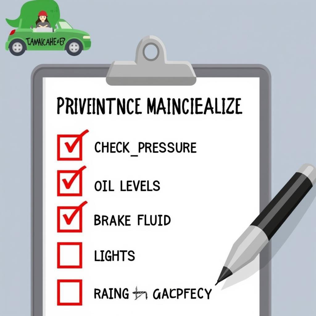 Car Rental Preventative Maintenance Checklist