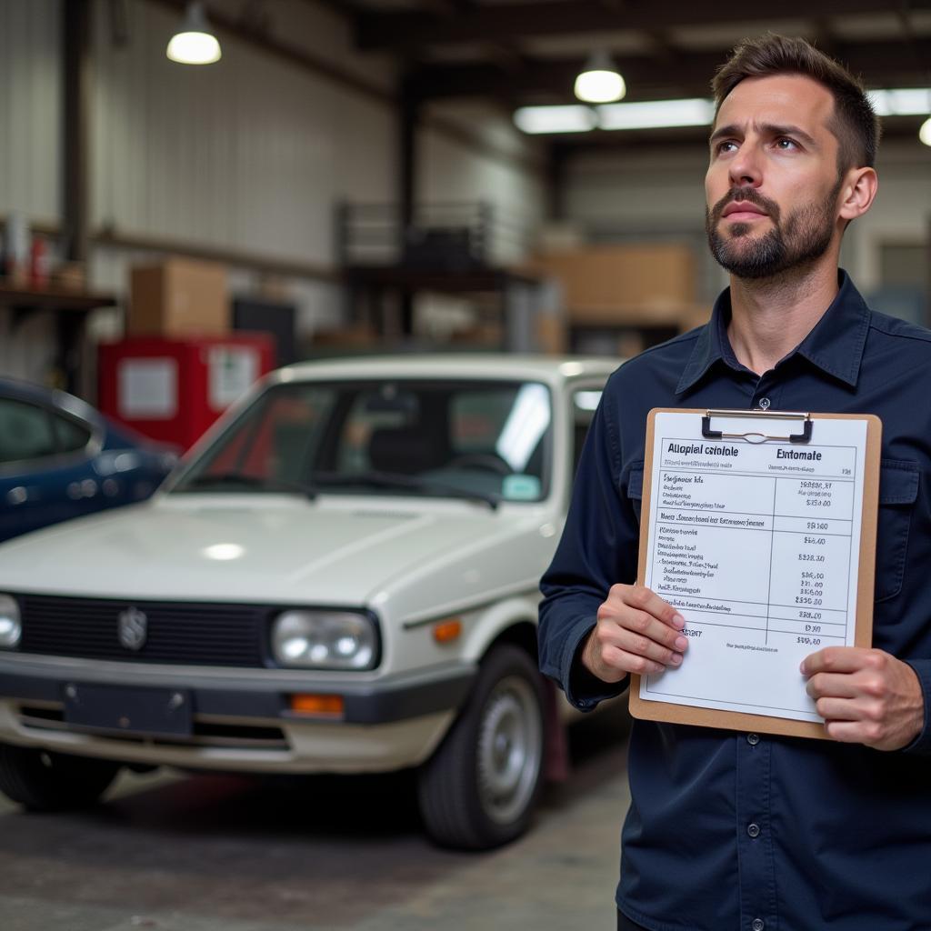 Car repair costs exceeding vehicle value