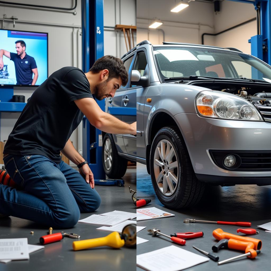 Car Repair TV Show Simplified Process