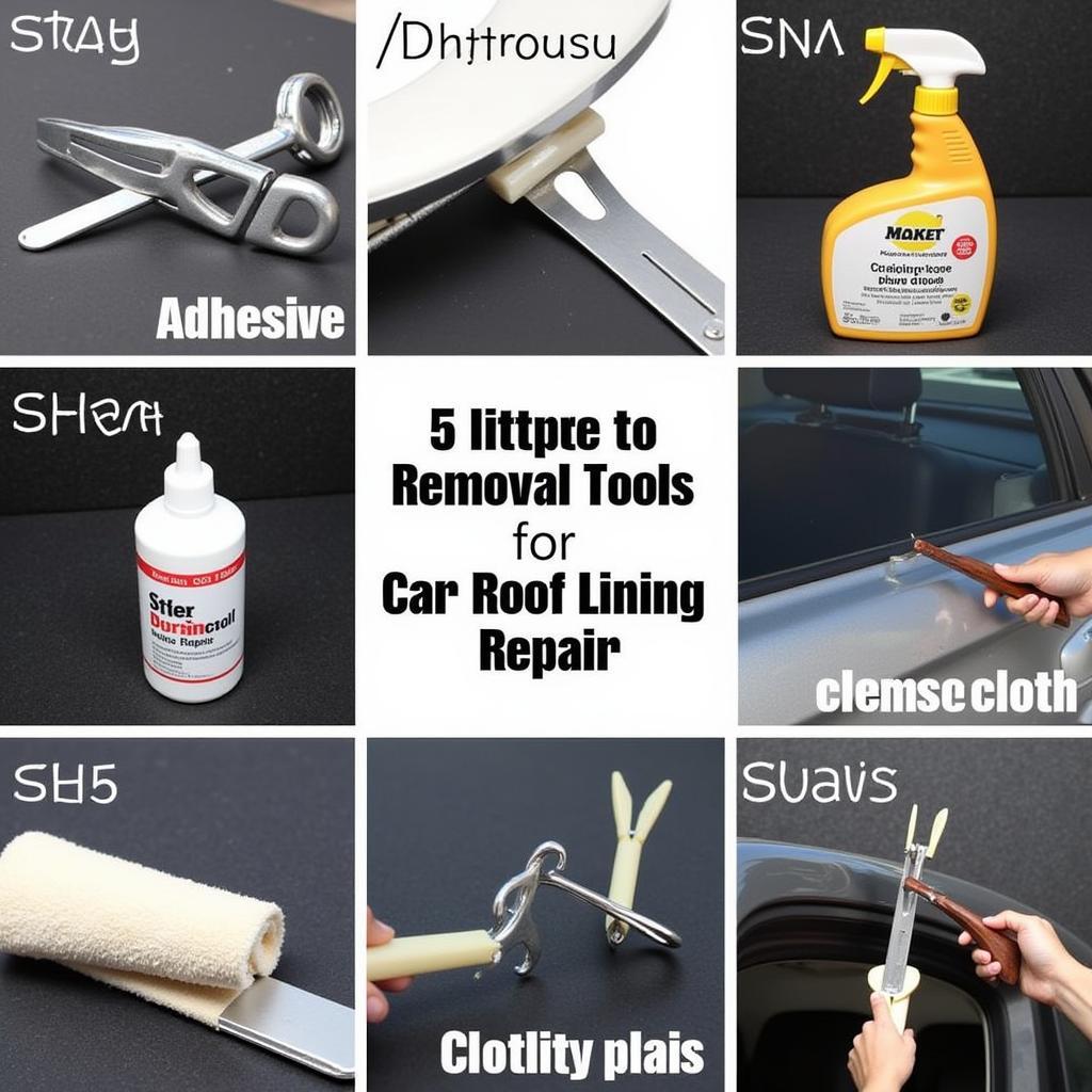 Car Roof Lining Repair Tools