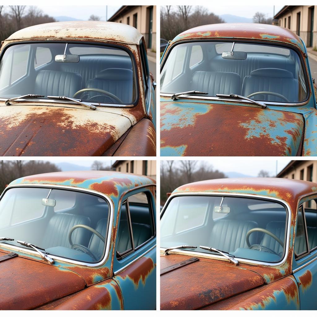 Car Roof Rust Damage Assessment