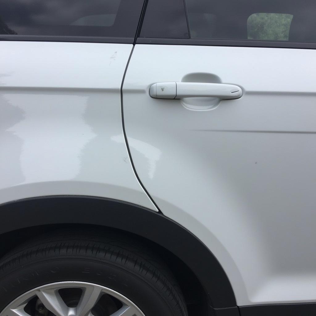 Car Scratch Affecting Resale Value