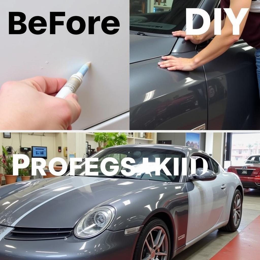 DIY vs. Professional Car Scratch Repair