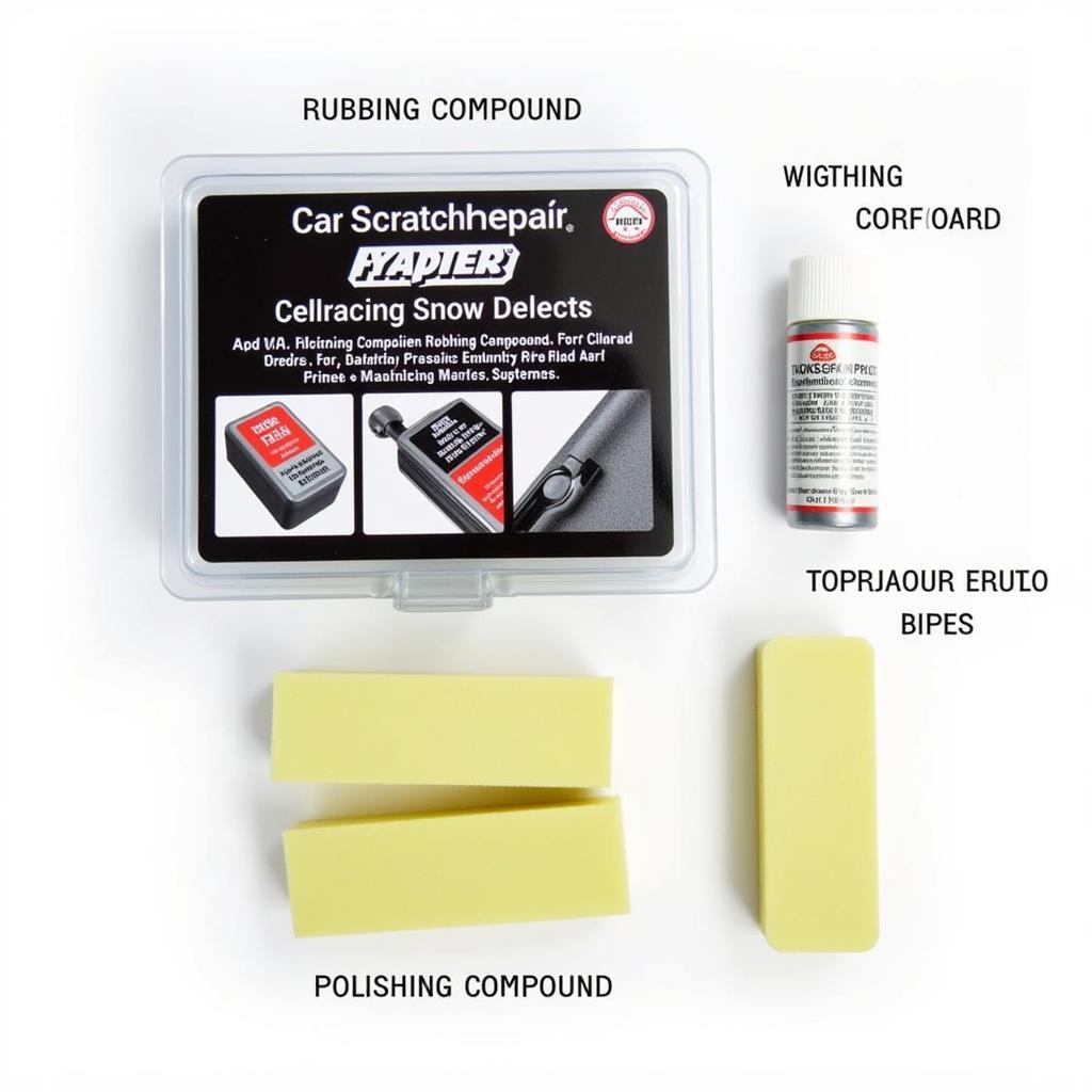 Car Scratch Repair Kit Contents