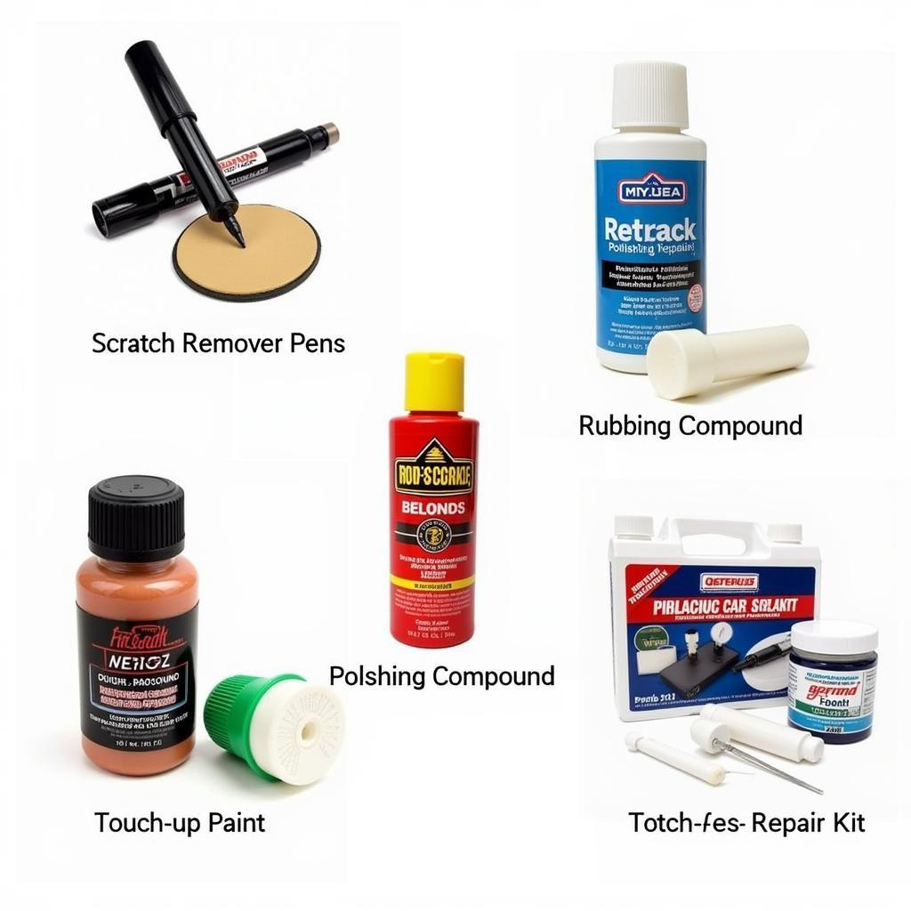 Variety of Car Scratch Repair Products