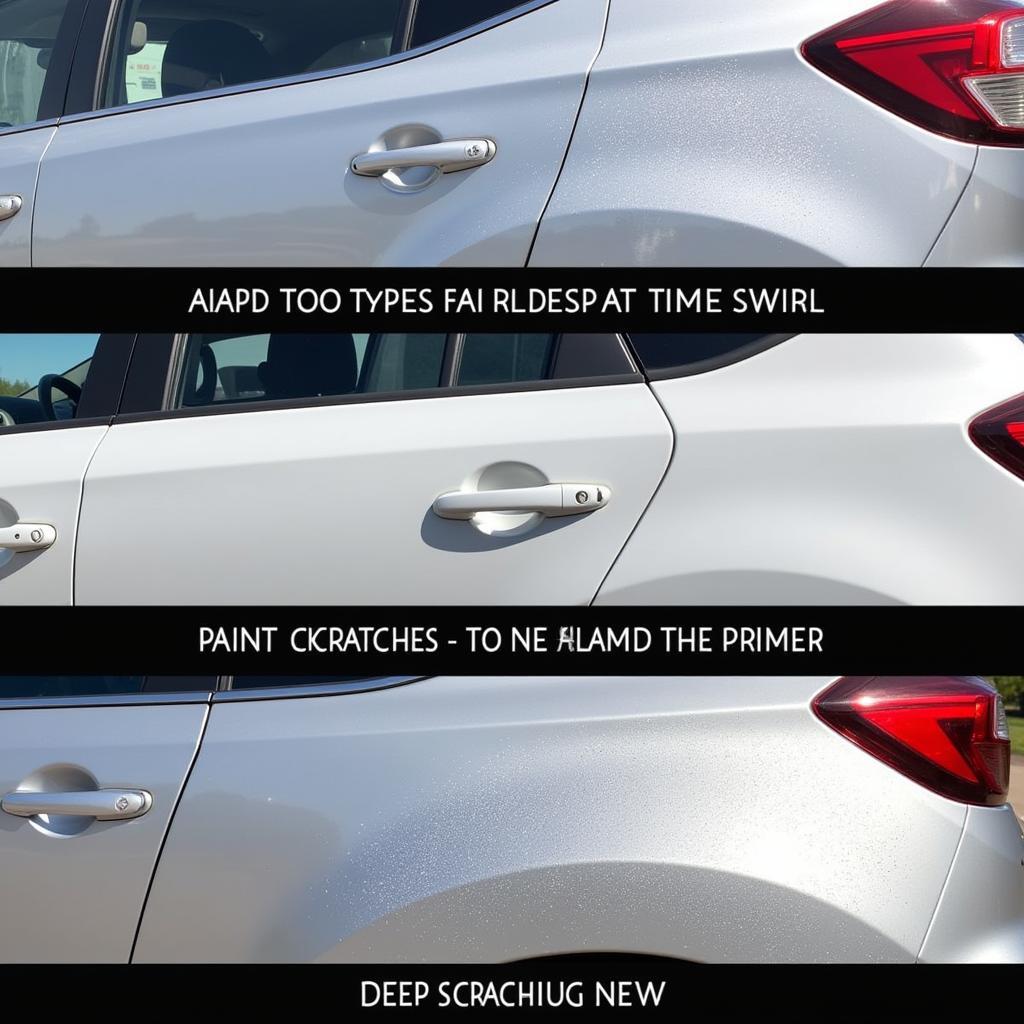 Car Scratch Types: Clear Coat, Paint, and Deep Scratches