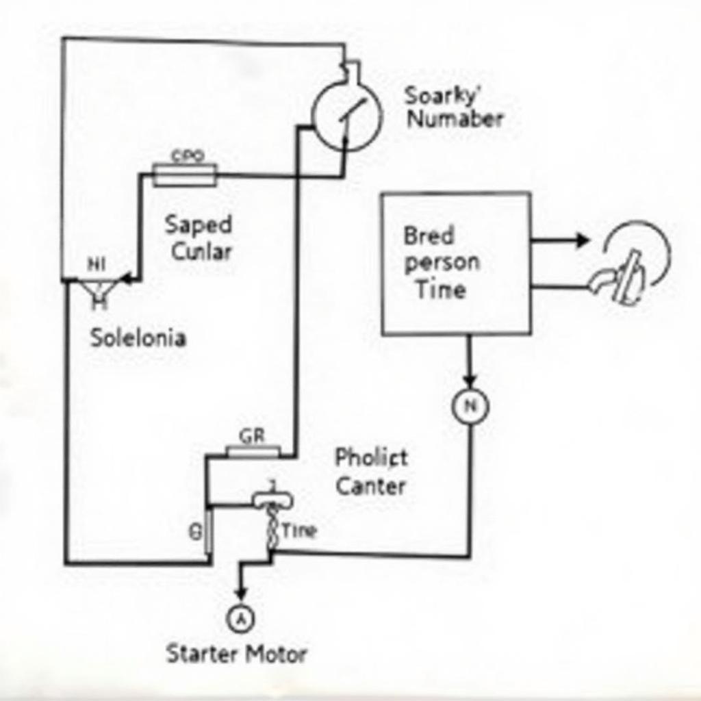 Car Starter Wiring Diagram for Troubleshooting