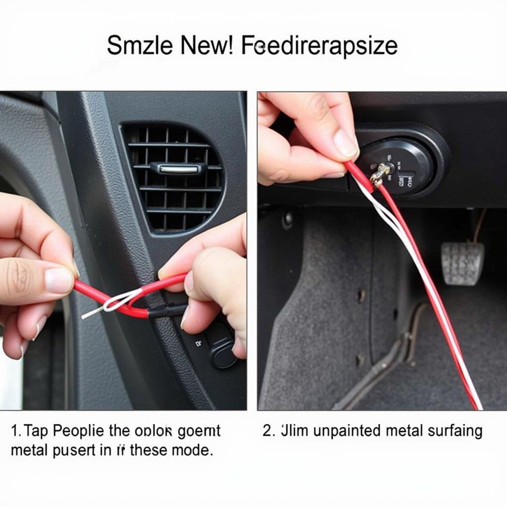 Replacing a Damaged Car Stereo Ground Wire with a New One