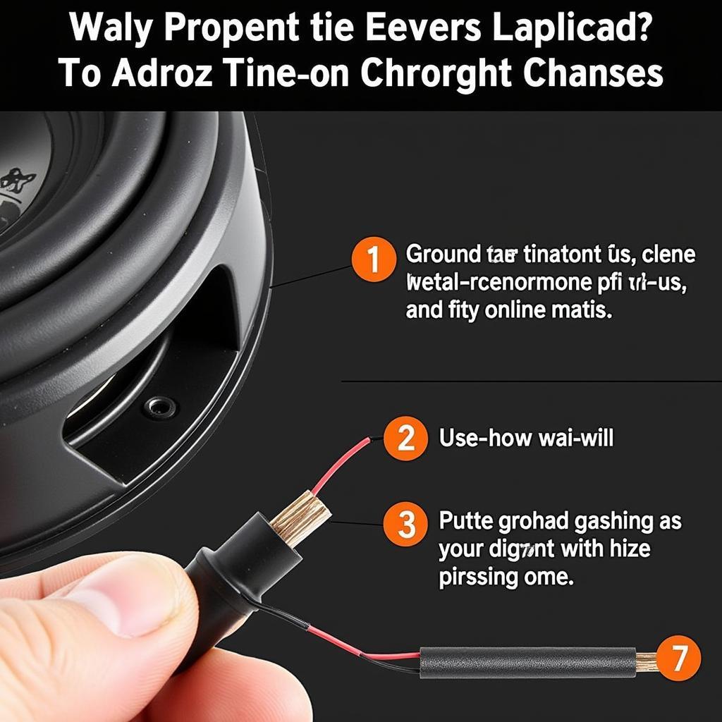 Car Subwoofer Grounding Connections Diagram