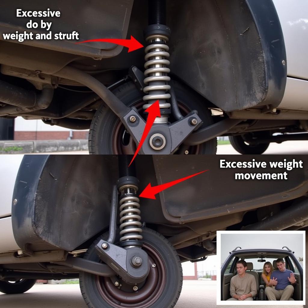 Car Suspension Damage After Adult Film Activity