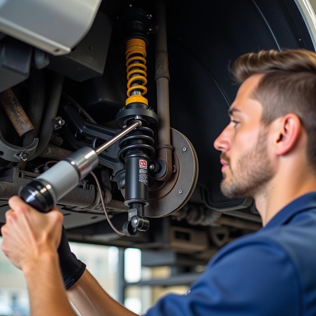 Car Suspension Repair Process