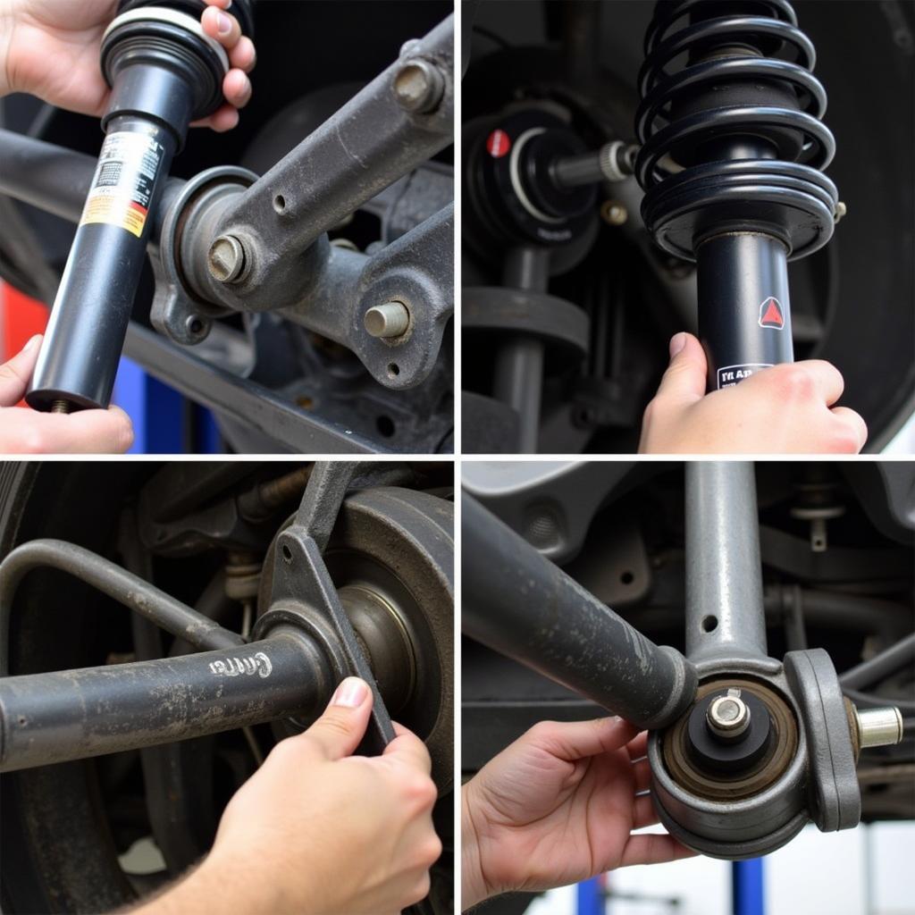 Checking Car Suspension and Steering Components for Wear and Tear