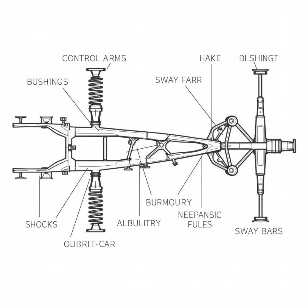 Car Suspension System Components Diagram