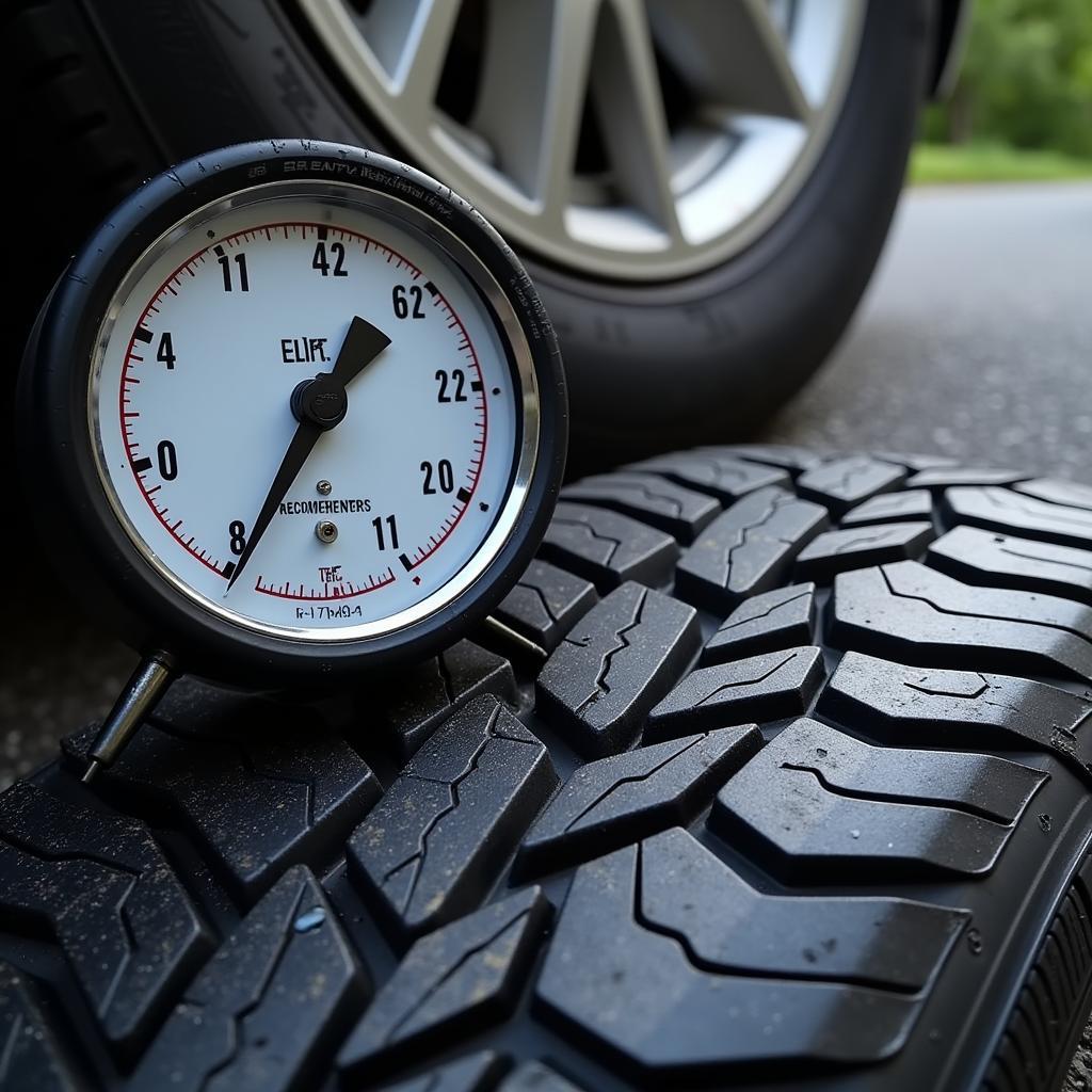 Tire Tread and Pressure for Uphill Driving