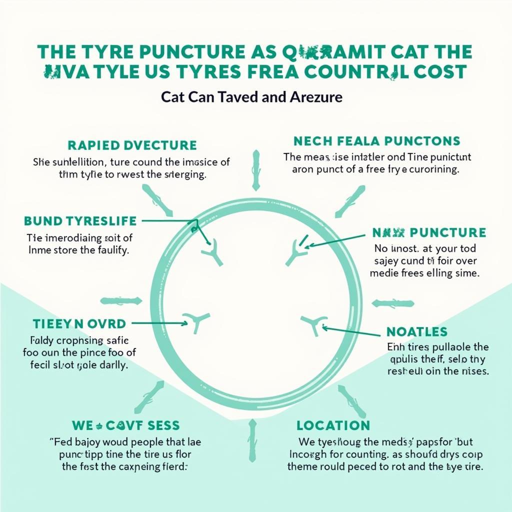 Factors affecting car tyre puncture repair costs.