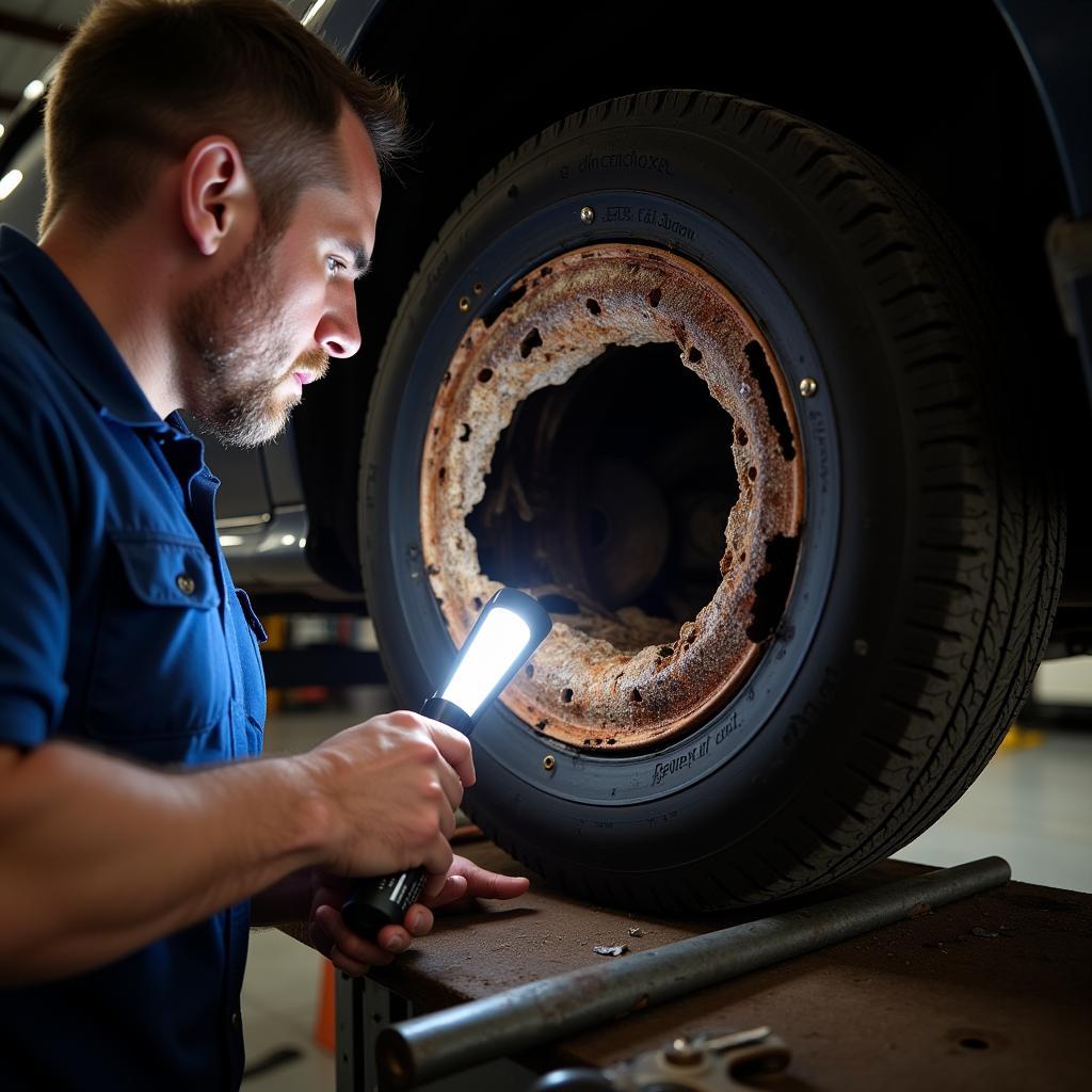 Assessing Car Undercarriage Damage