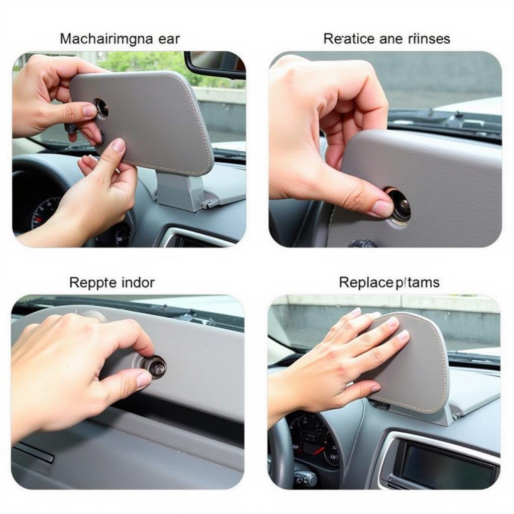 Car Visor Hinge Repair