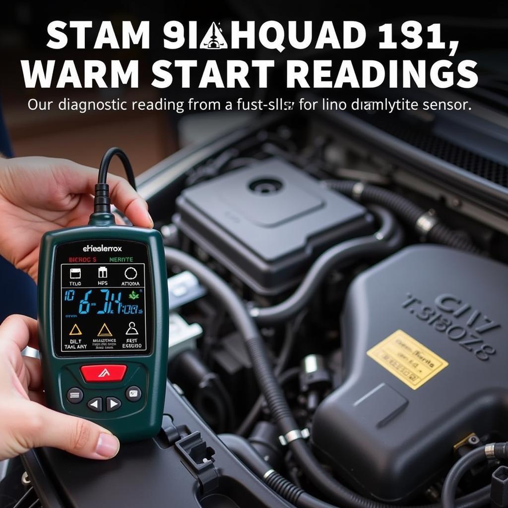 Car Warm Start Problem: Sensor Check Using Diagnostic Tool