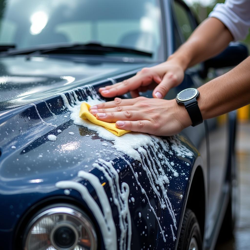 Car Wash and Wax: Protecting Against Scratches